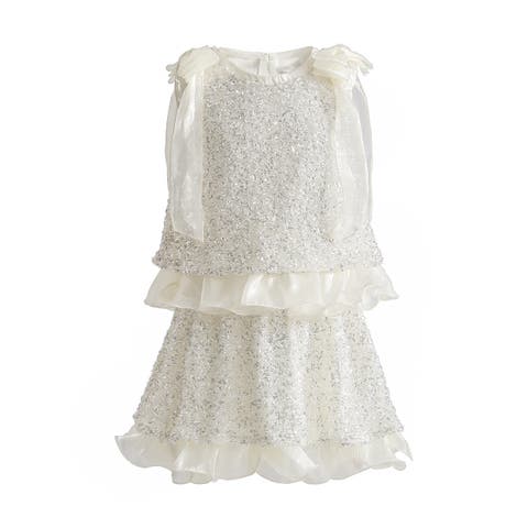 Althea Glitter Ruffle Skirt Set