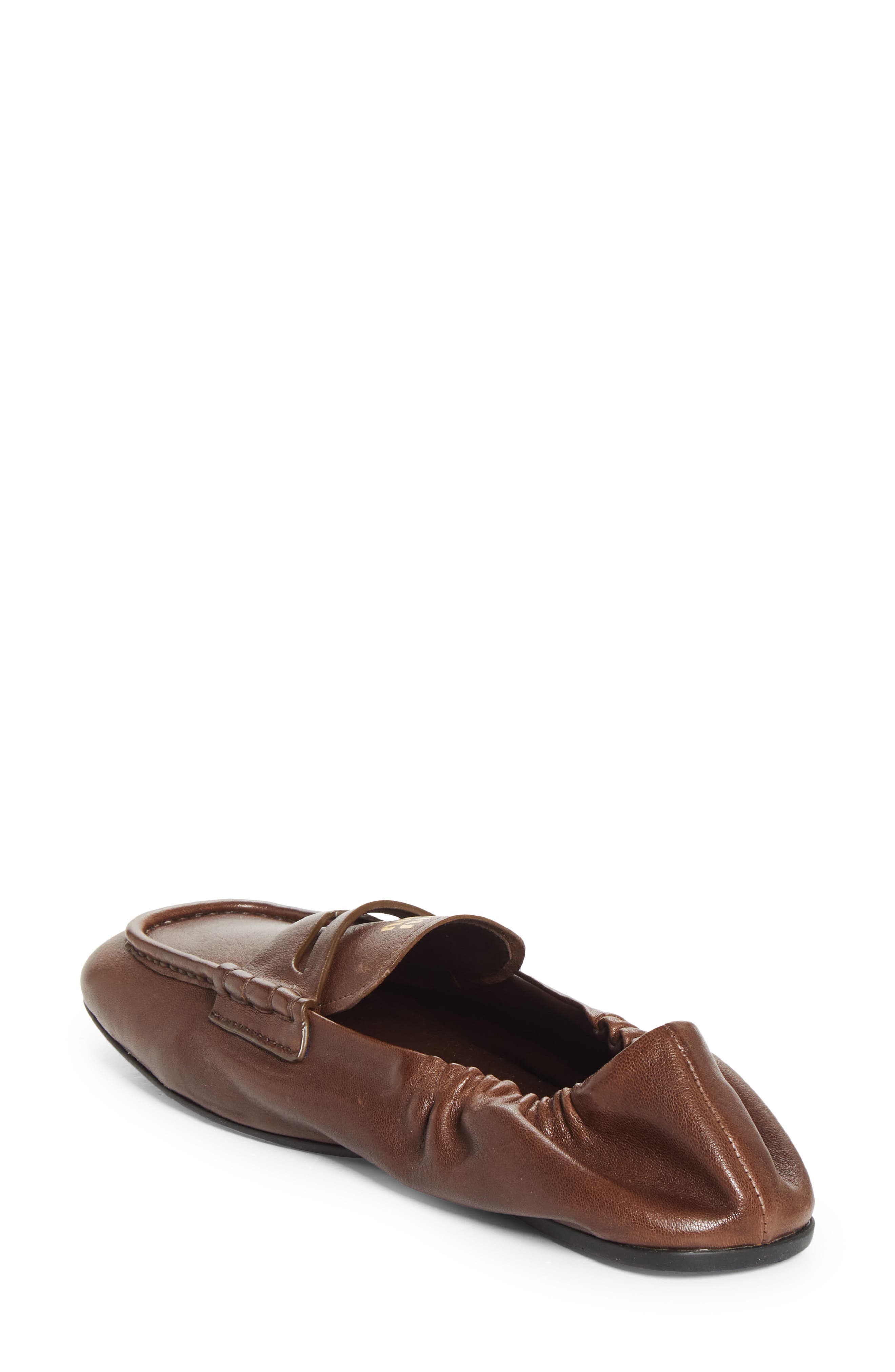 Miu Miu Ruches Leather Loafer, Alternate, color, 
