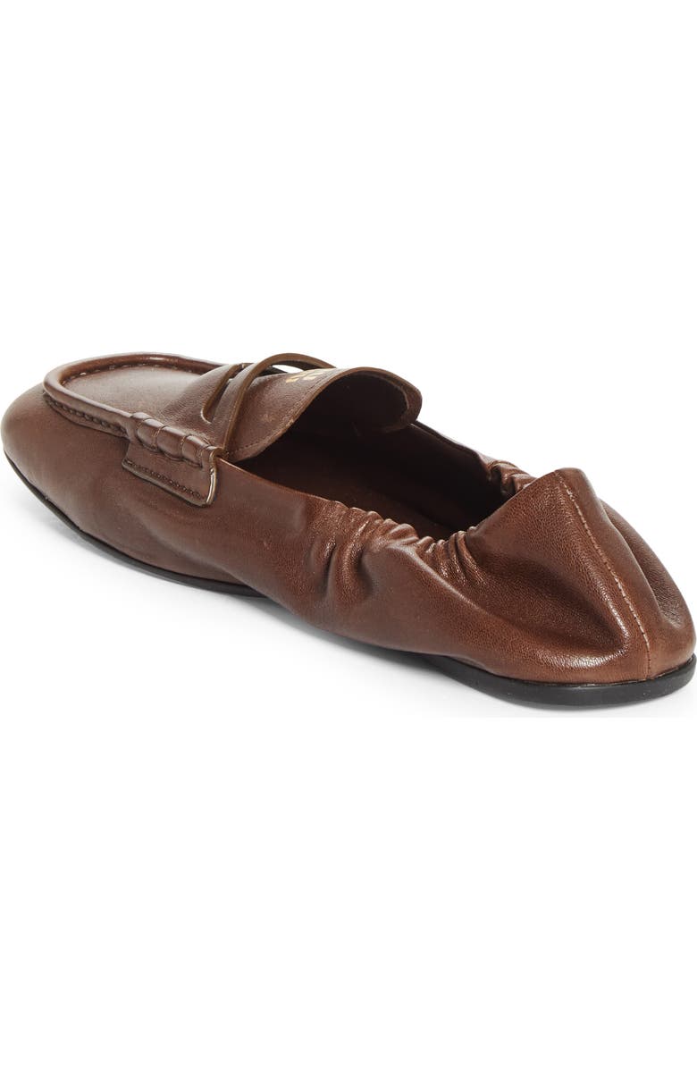 Miu Miu Ruches Leather Loafer, Alternate, color,