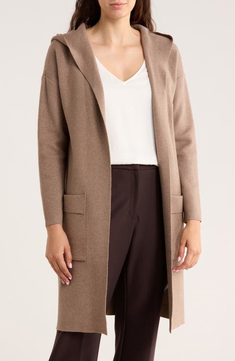 Andrea Hooded Long Cardigan