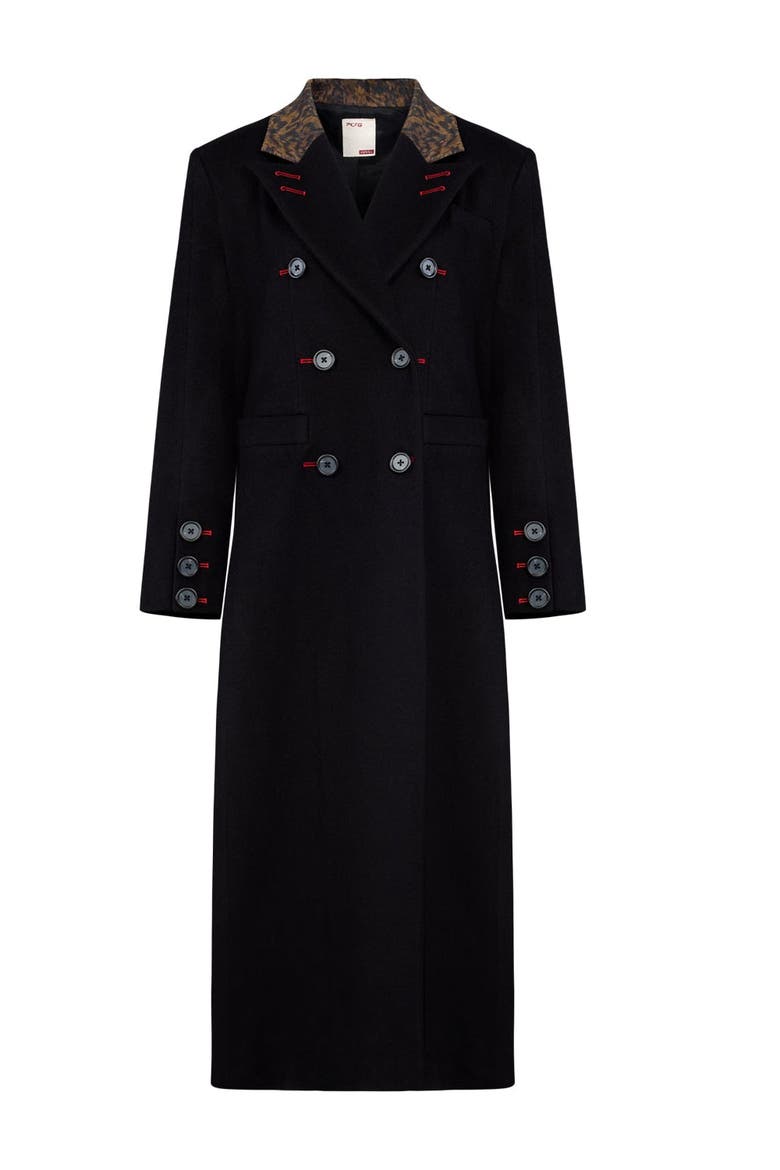 Wool & Cashmere Blend Your *Itch Oversized Long Overcoat, Alternate, color, BLACK