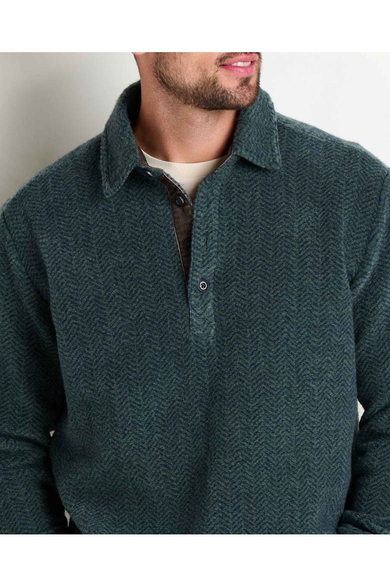 Men's Cabinside Fleece Pullover, Alternate, color, Cilantro
