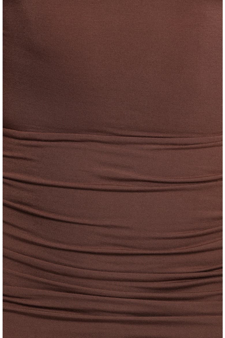 Indigo Long Sleeve Body-Con Dress, Alternate, color, BROWN