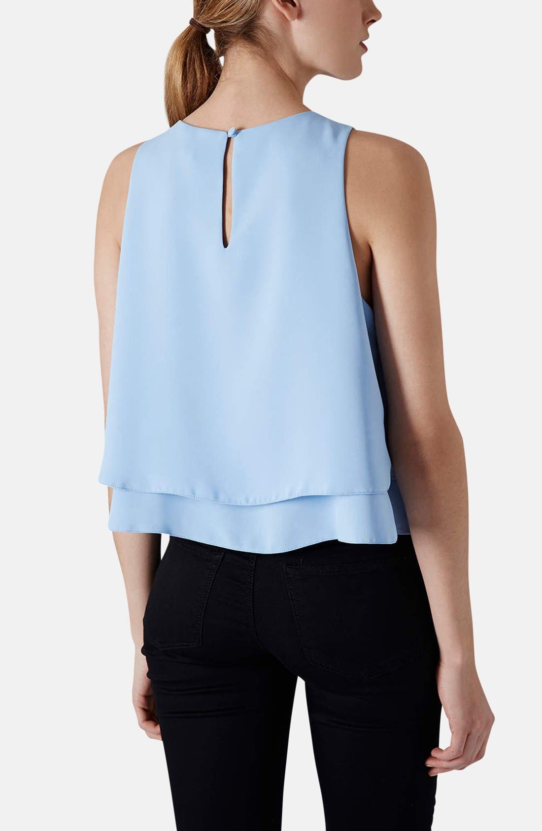 Topshop Layered Trapeze Shell (Women) | Nordstrom