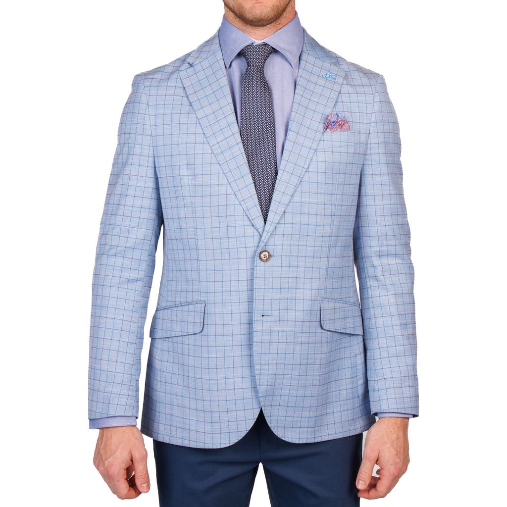 Tailorbyrd Check Sport Coat In Blue
