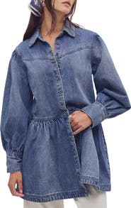 Free People Marris Denim Minidress