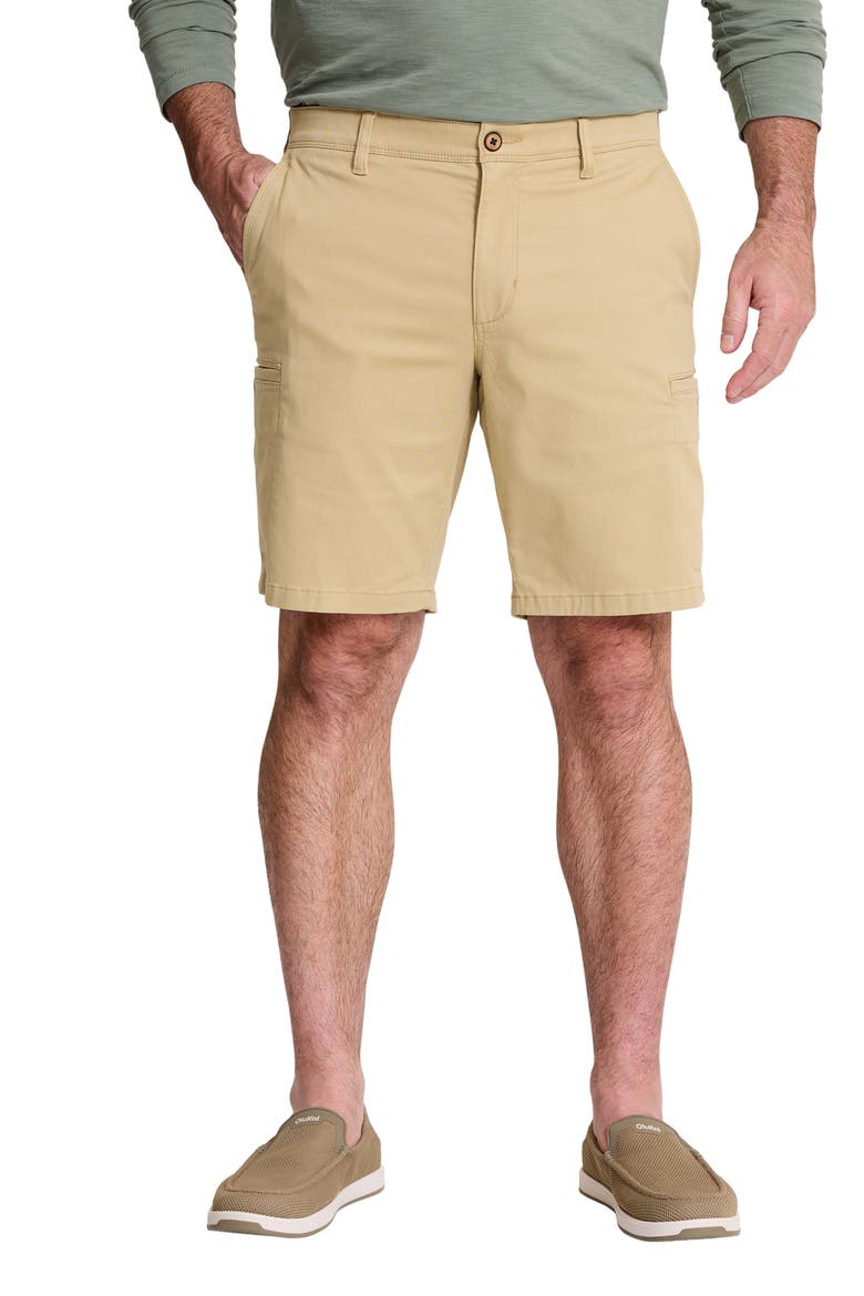 Boracay Island Cargo Chino Shorts, Main, color, STONE KHAKI