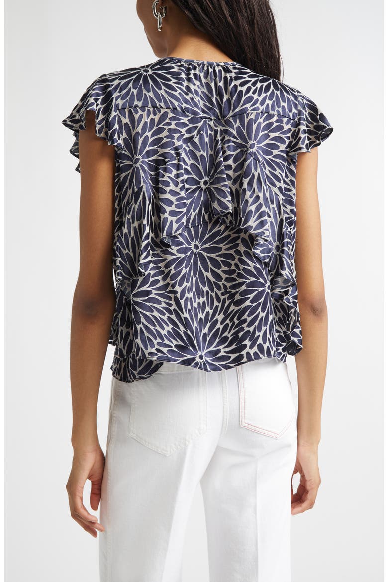 Julianne Ruffle Top, Alternate, color, NAVY BURNOUT