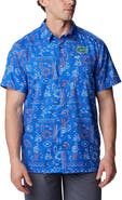 Columbia Men's Columbia Royal Florida Gators Super Slack Tide Omni-Wick Button-Up Shirt