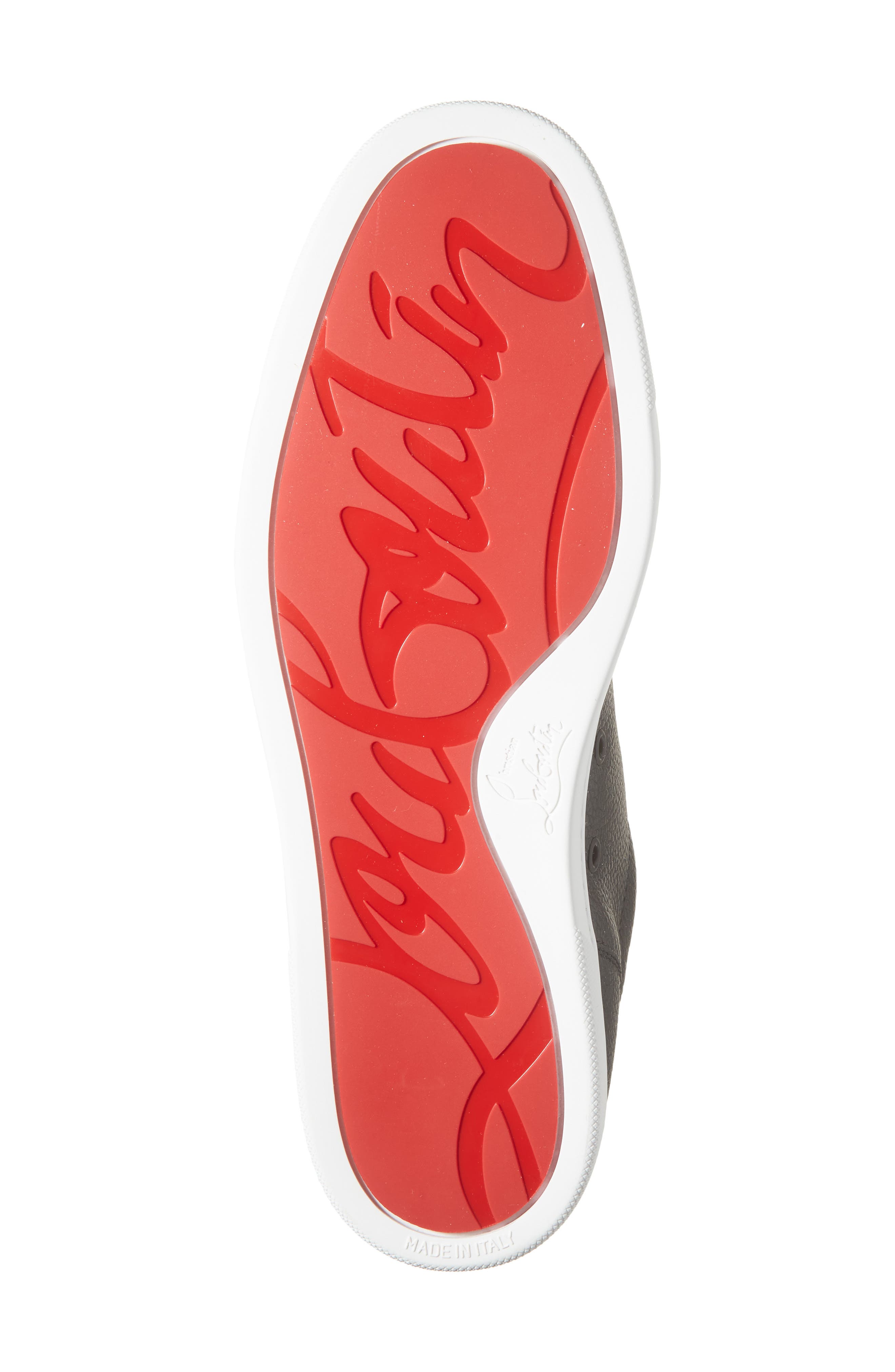 Christian Louboutin Rantulow Sneaker, Alternate, color, Black