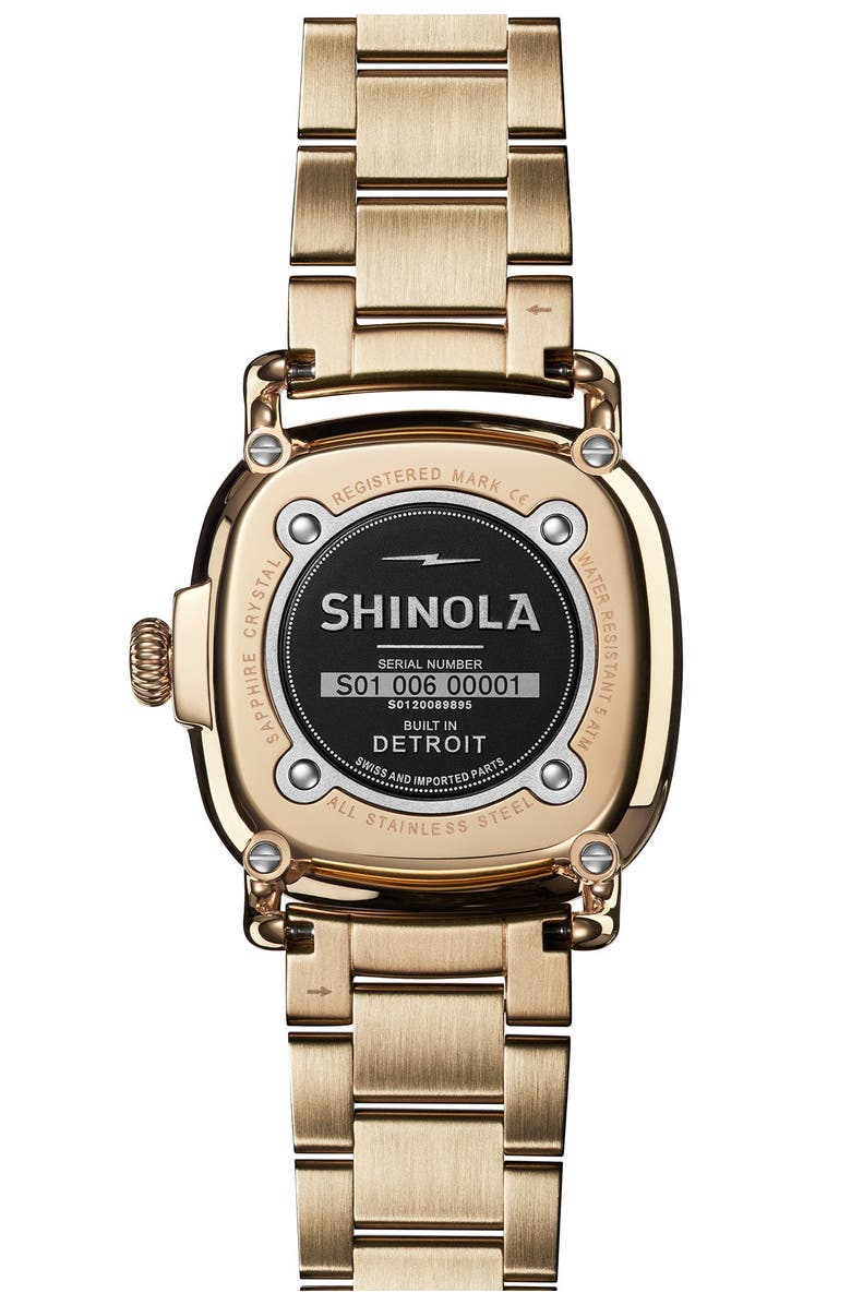 Shinola The Guardian Bracelet Watch, 36mm, Alternate, color,