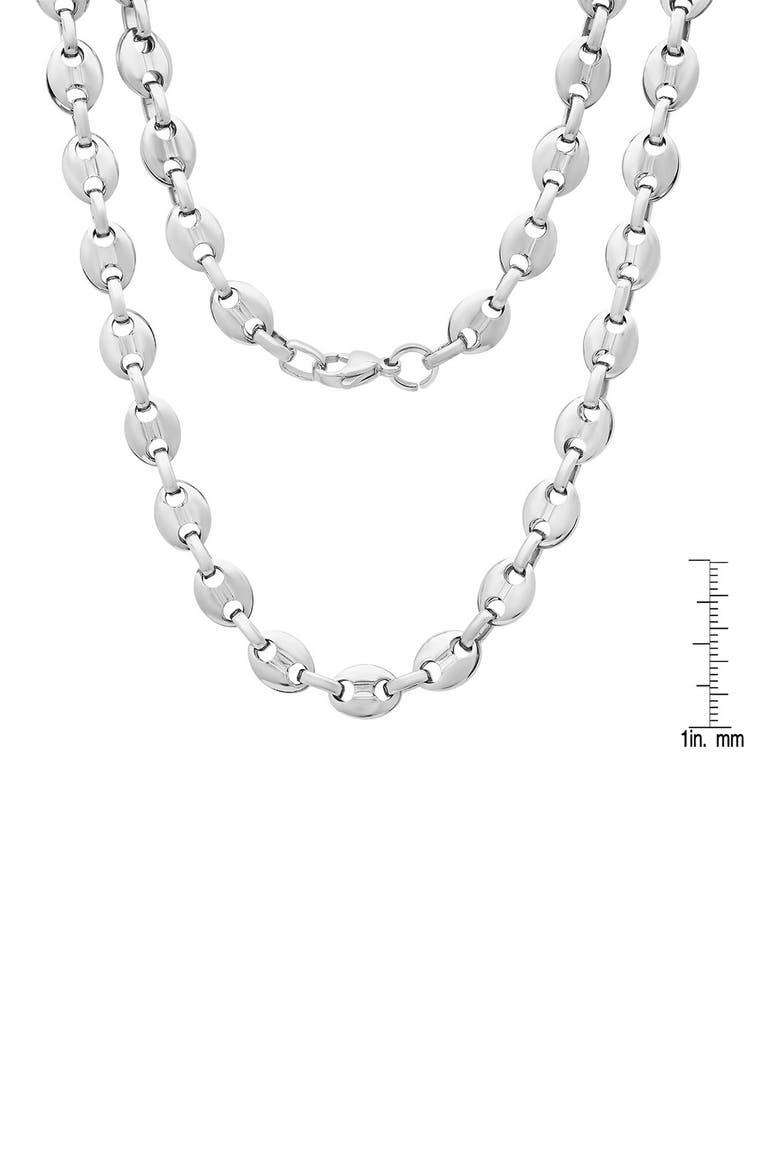 Puff Mariner Chain Necklace, Alternate, color, SILVER