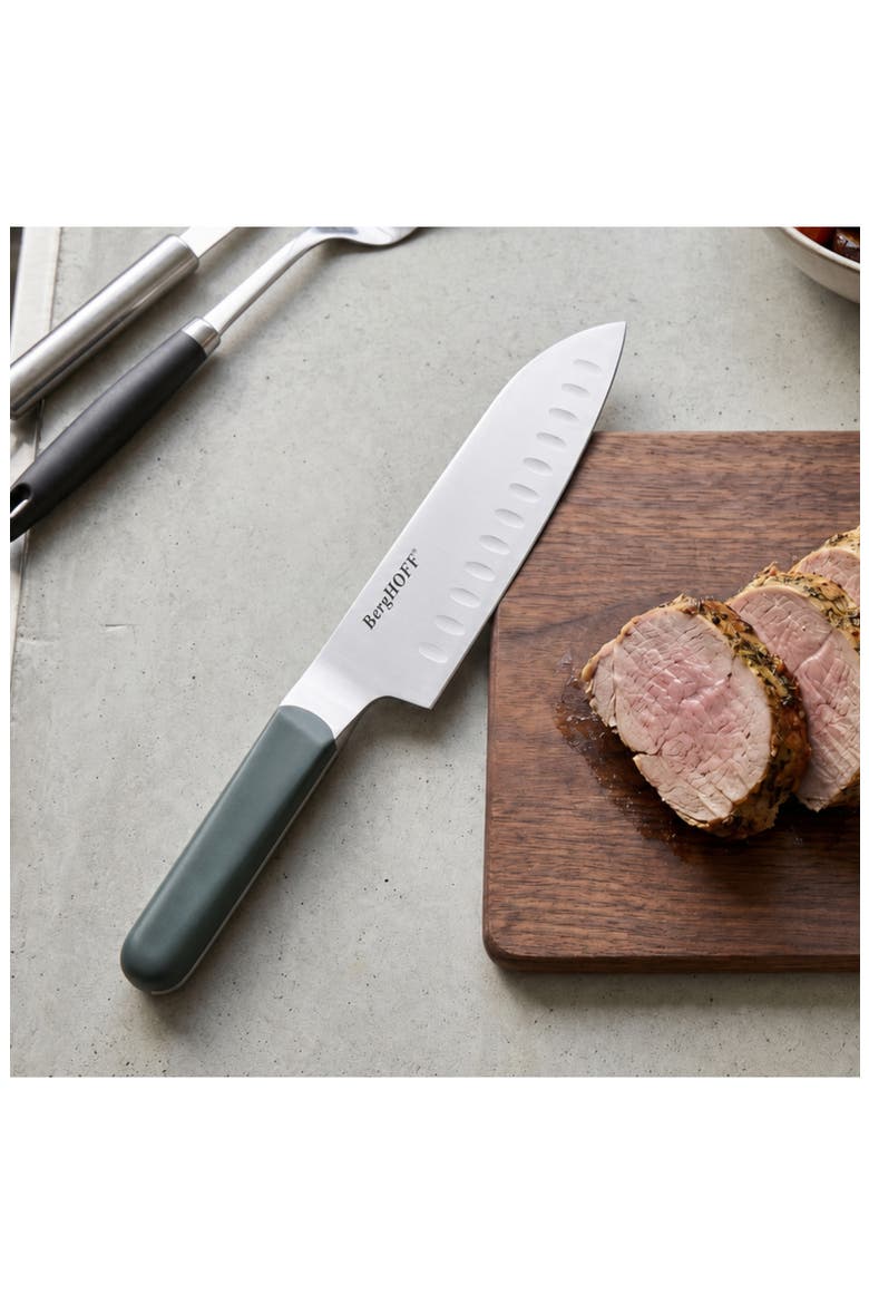 Elements 6.5-Inch Santoku Knife, Alternate, color, GREEN
