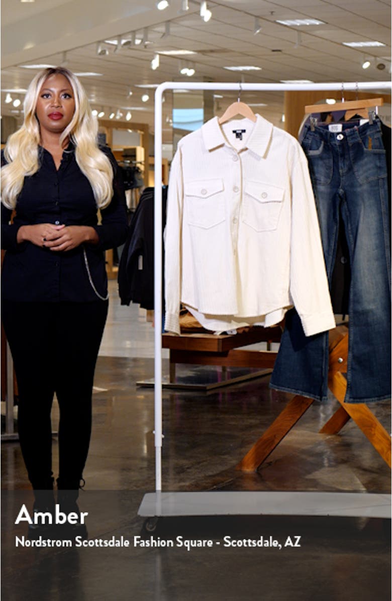 Harlee Cotton Corduroy Shacket, sales video thumbnail