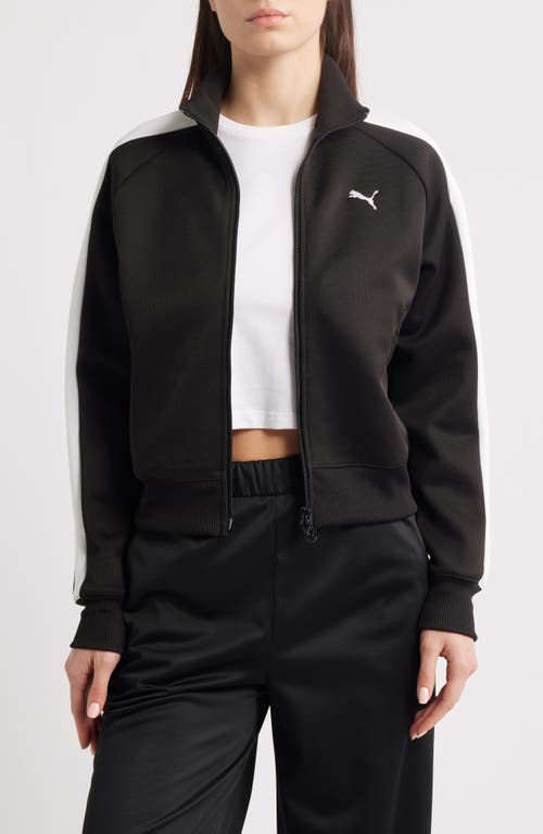 Puma T7 Always On Crop Track Jacket In  Black