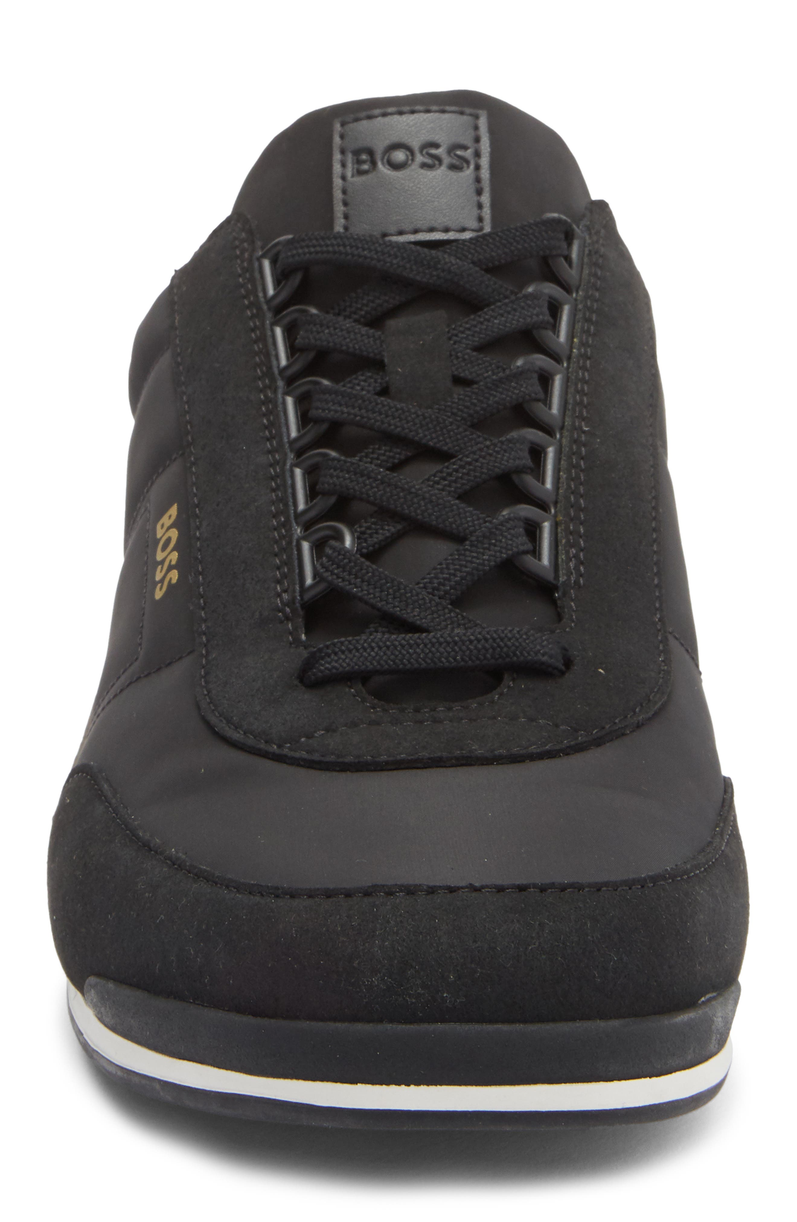 BOSS Saturn Low Top Sneaker, Alternate, color, Black