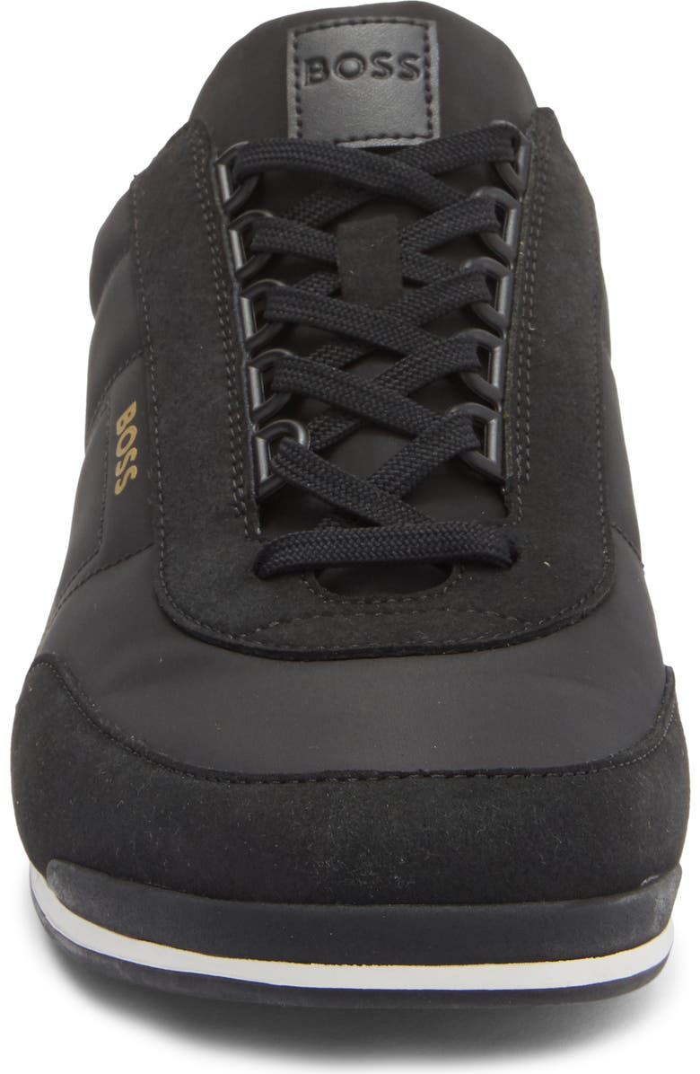 BOSS Saturn Low Top Sneaker, Alternate, color, Black