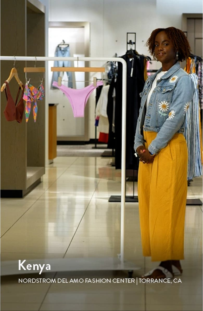 Ribbed Cheeky Bikini Bottoms, sales video thumbnail