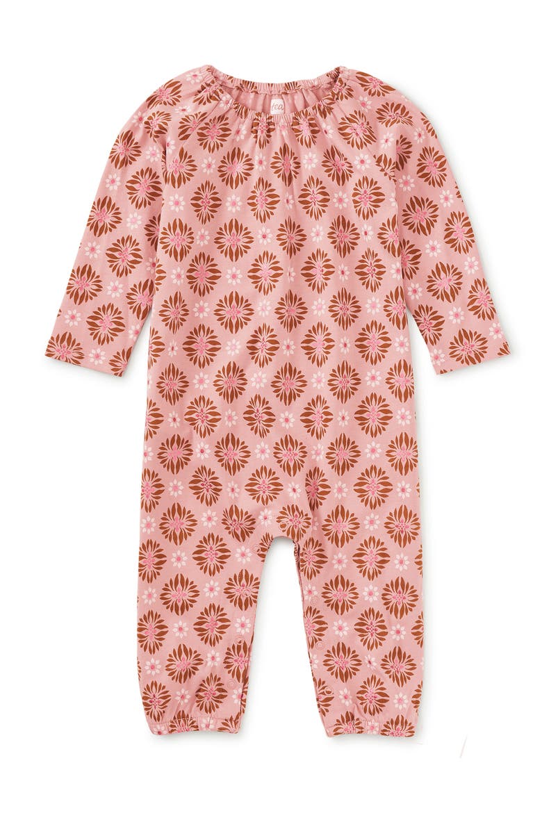 Raglan Baby Romper, Main, color, Metallic Chrysanthemum