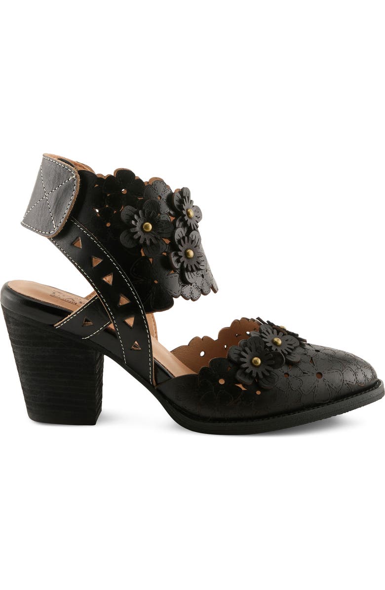 L'Artiste by Spring Step Distinction Ankle Strap Sandal, Alternate, color, Black