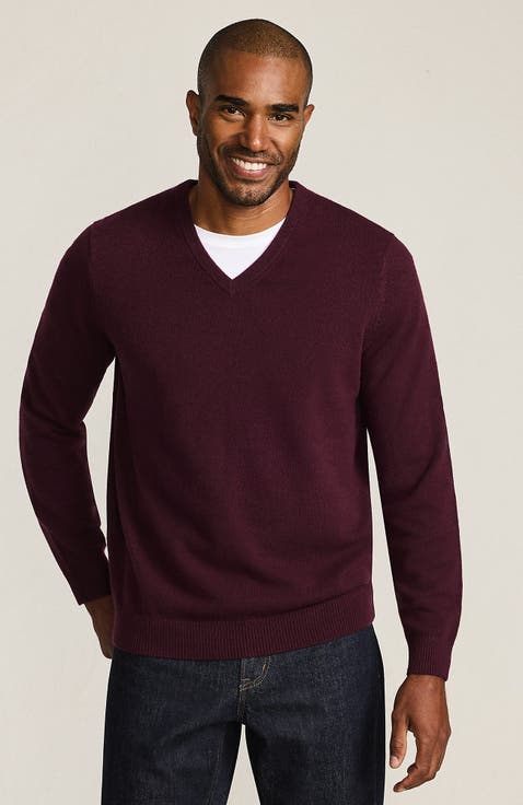 Fine Gauge Cashmere V-neck Sweater