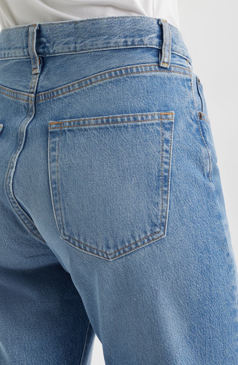 FRAME The Vertical High Waist Relaxed Straight Leg Jeans, Alternate, color, Static