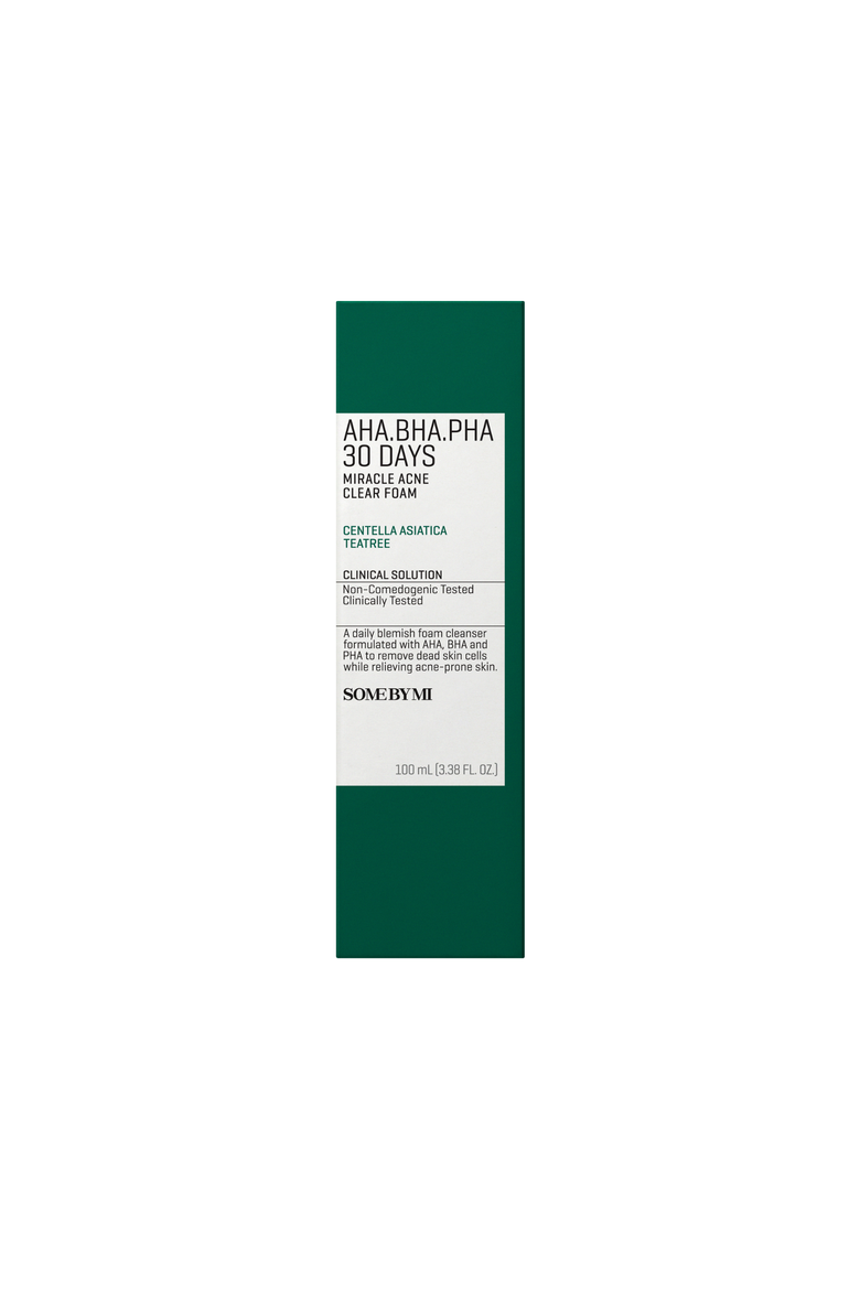 AHA BHA PHA 30 Days Miracle Acne Clear Foam, Alternate, color, None