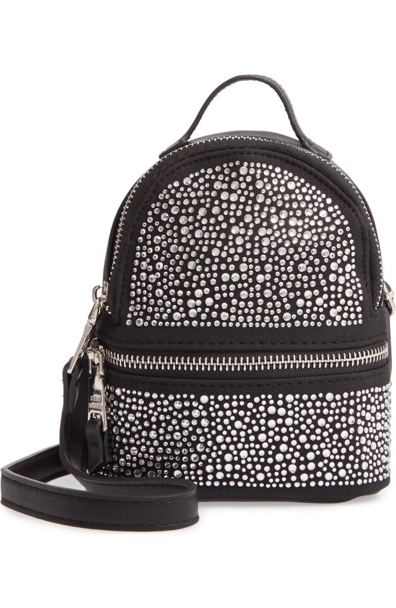 Steve Madden Micro Crystal Embellished Crossbody Bag, Main, color,