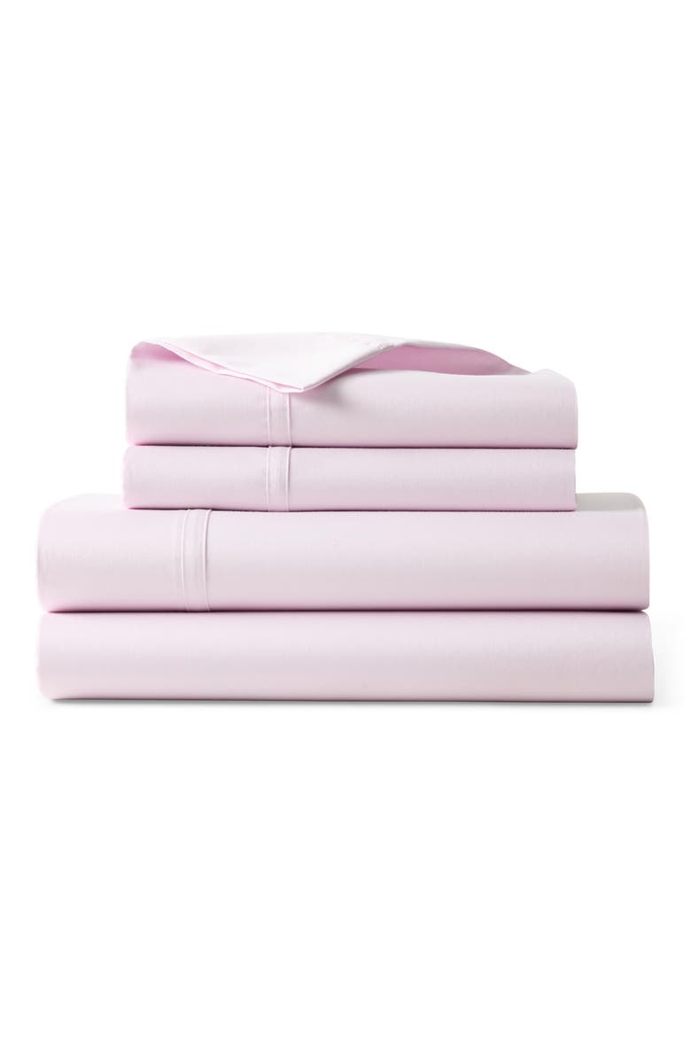 Spencer 475 Thread Count Sateen Sheet Set, Main, color, TRUE ORCHID