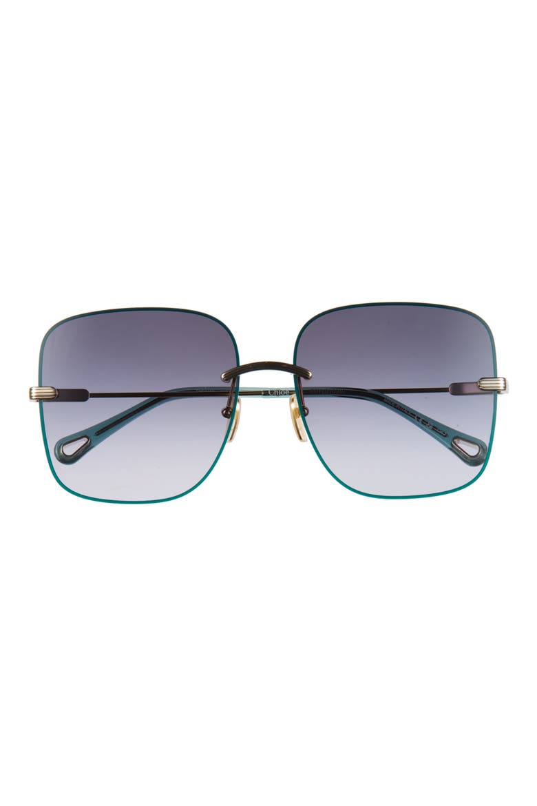 Square Sunglasses, Main, color, GOLD GOLD GREY