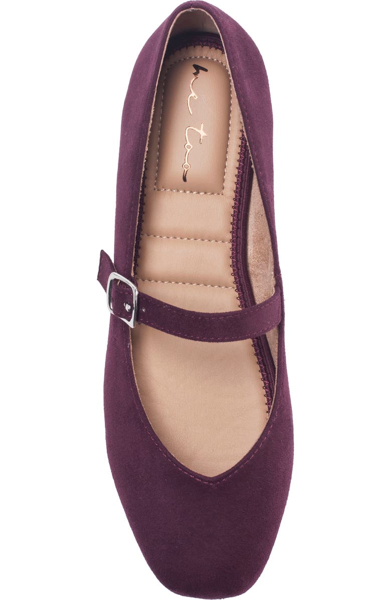 Me Too Sasha Mary Jane Flat, Alternate, color, Japanese Eggplant