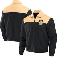 Darius Rucker Collection by Fanatics Men's Darius Rucker Collection by Fanatics Black/Tan Philadelphia Phillies Canvas Bomber Full-Zip Jacket