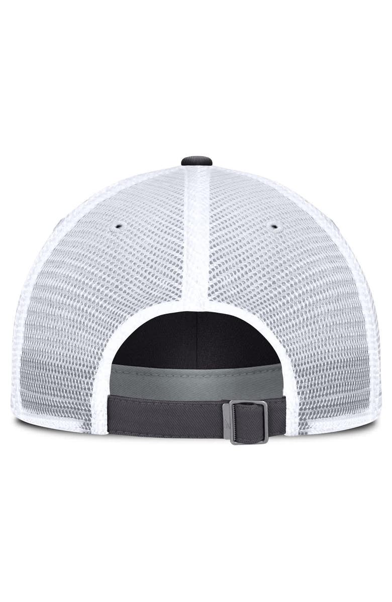 Nike Men's Nike Gray Atlanta Braves Adjustable Trucker Hat, Alternate, color, 