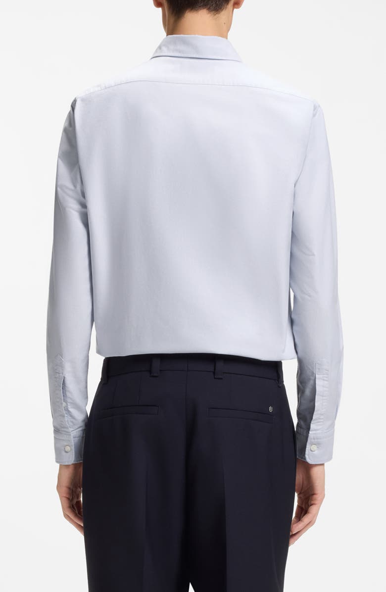 BOSS Liam Cotton Button-Up Shirt, Alternate, color, Light/ Pastel Purple