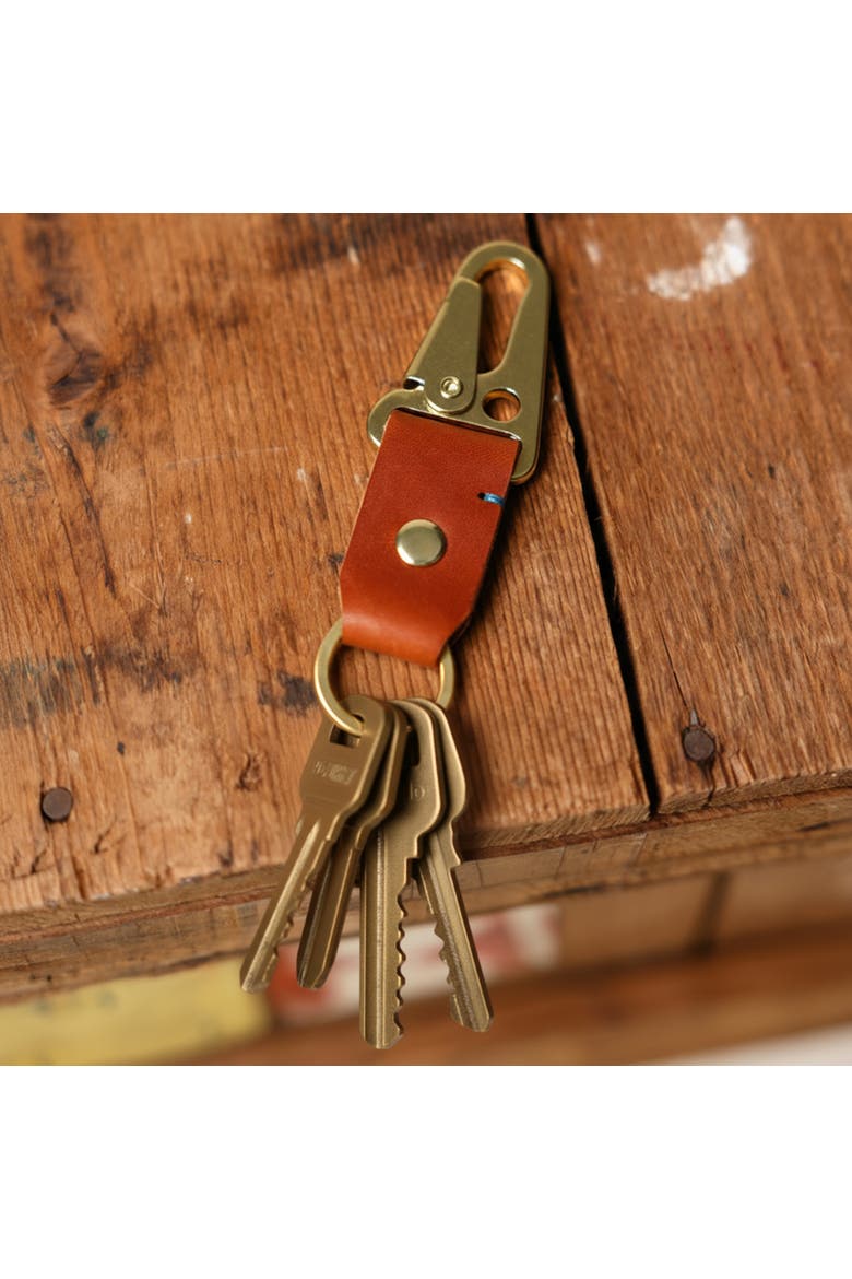 The Companion Key Tag, Alternate, color, English Tan