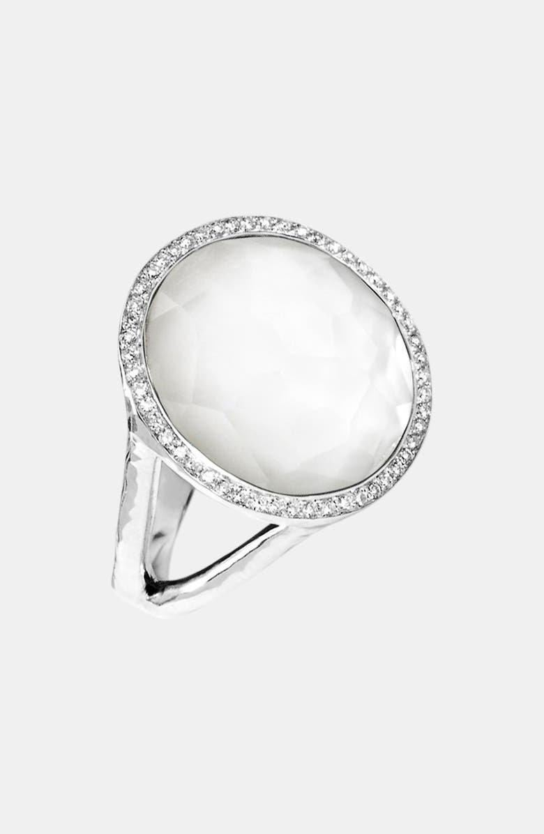 Ippolita Stella - Lollipop Cocktail Ring, Alternate, color, Silver/ Mother Of Pearl
