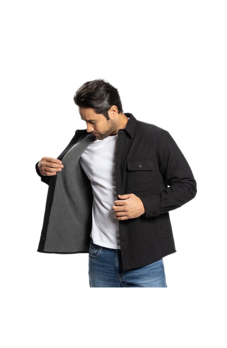 Peter Manning Flannel Jackets, Alternate, color, Black