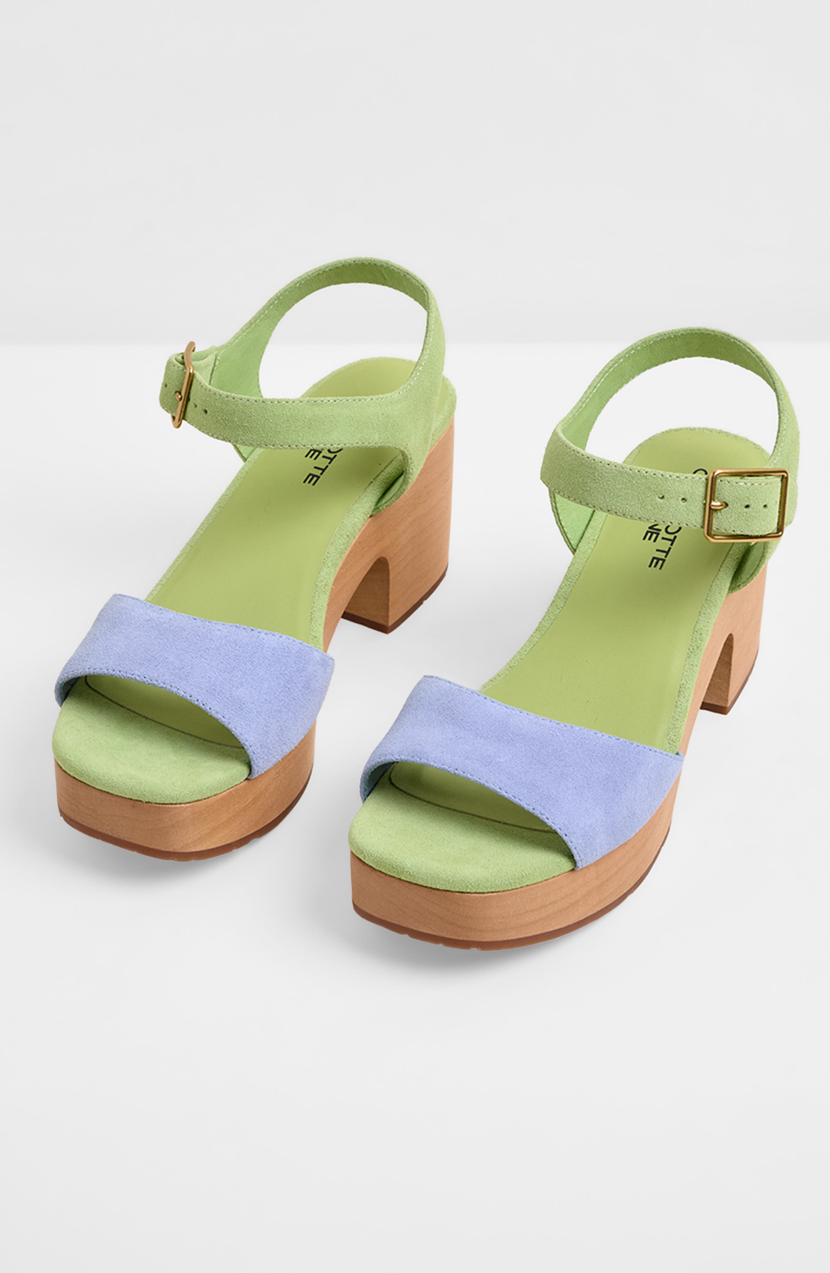 Charlotte Stone Mona Clog Sandal, Main, color, Powder