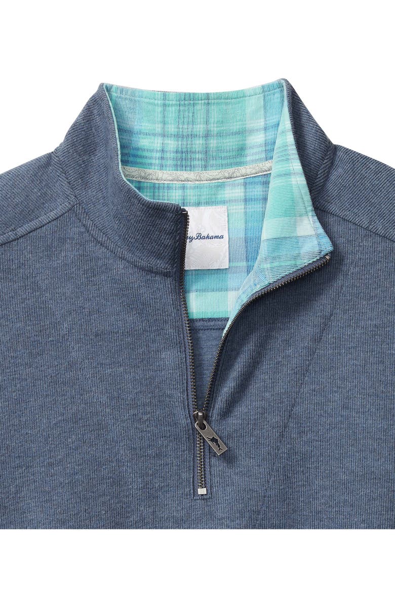 Tommy Bahama Montserrat Half-Zip Cotton Blend Pullover, Alternate, color, 