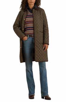 Check Quilted Coat