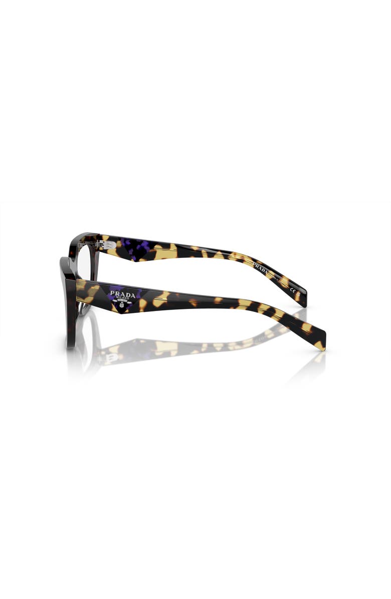Prada 52mm Irregular optical glasses, Alternate, color, Tortoise