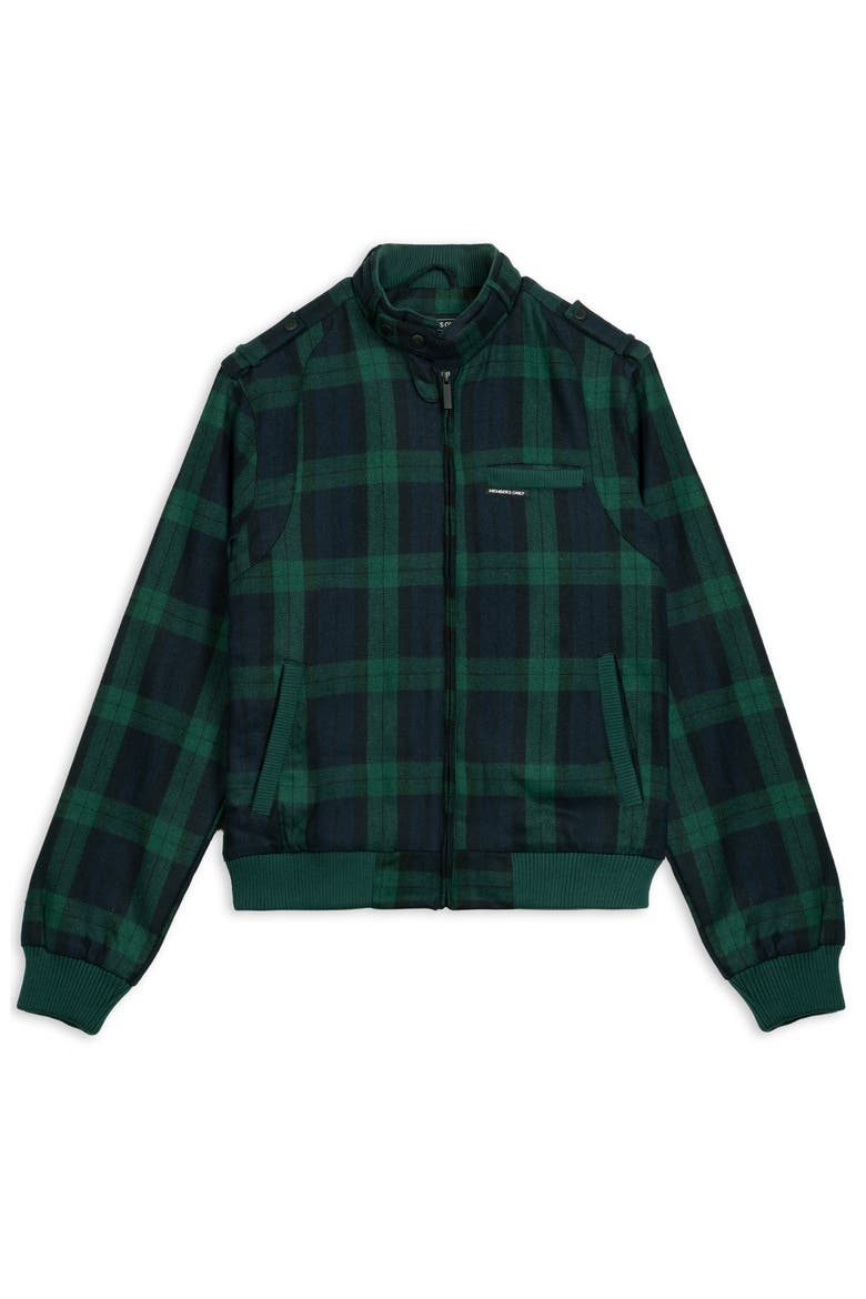 Wool Iconic Racer Jacket, Alternate, color, Green