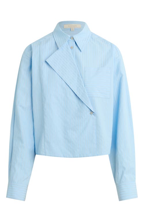 Favorite Daughter The Jenni Button-up Blouse In Blue