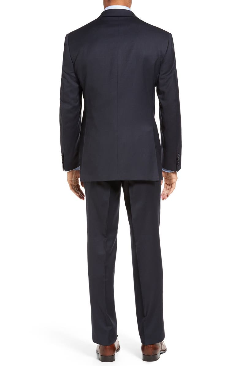 Canali Classic Fit Wool Suit, Alternate, color, Navy
