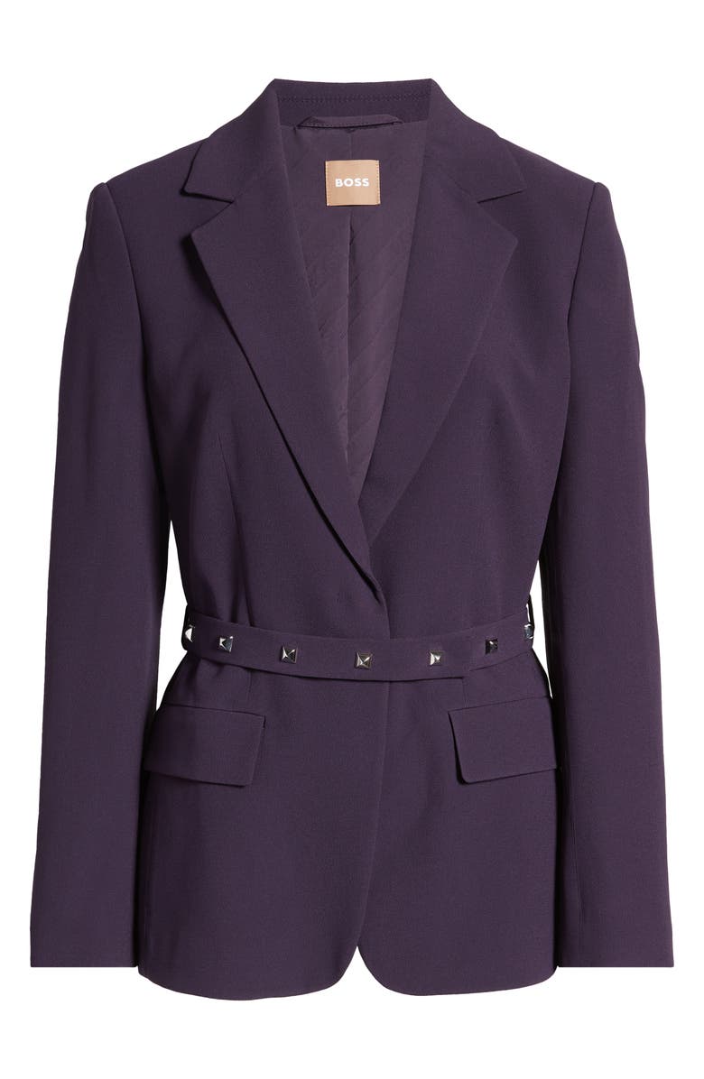 BOSS Jiriva Belted Blazer, Alternate, color, 