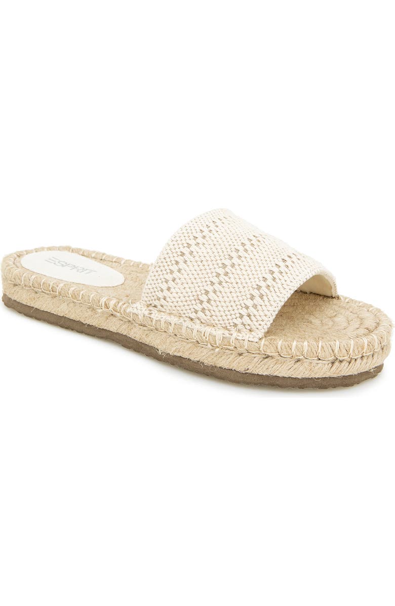 Esprit Nasya Espadrille Slide Sandal, Main, color,