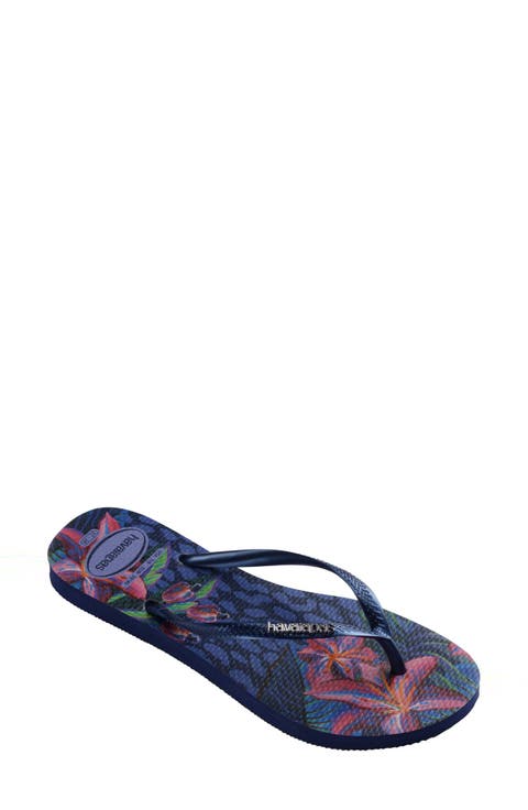 Slim Animal Floral Fusion Flip Flop (Women)