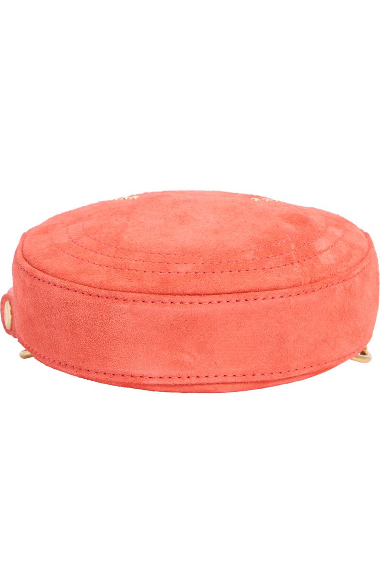 Longchamp Round Belt Bag, Alternate, color, Coral