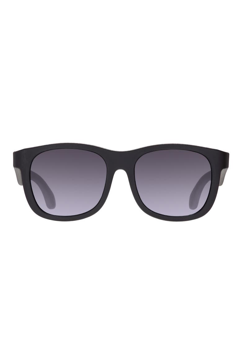 Kids' Polarized Navigator Sunglasses, Main, color, JET BLACK