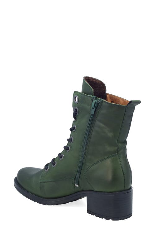 Miz Mooz Juke Lace Up Bootie In Green